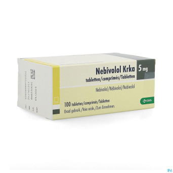 Nebivolol krka 5mg  comp 100 x  5mg