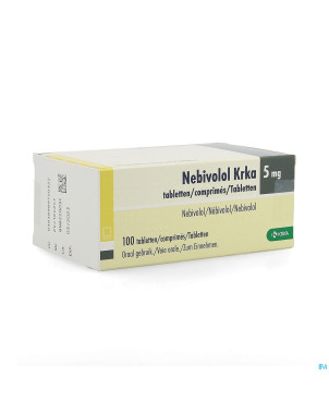 Nebivolol krka 5mg  comp 100 x  5mg