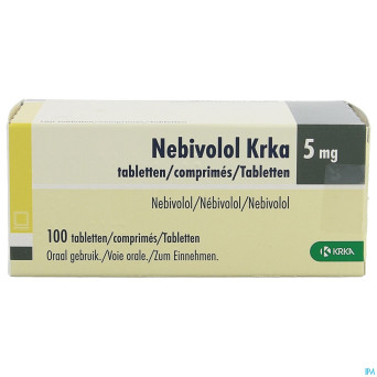 Nebivolol krka 5mg  comp 100 x  5mg