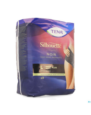 Tena silhouette plus noir high waist l 8    703082