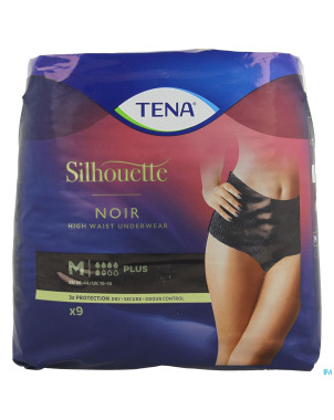 Tena silhouette plus noir high waist m 9    703081