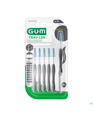 Gum trav-ler brossette 2.6mm 6   1619m6