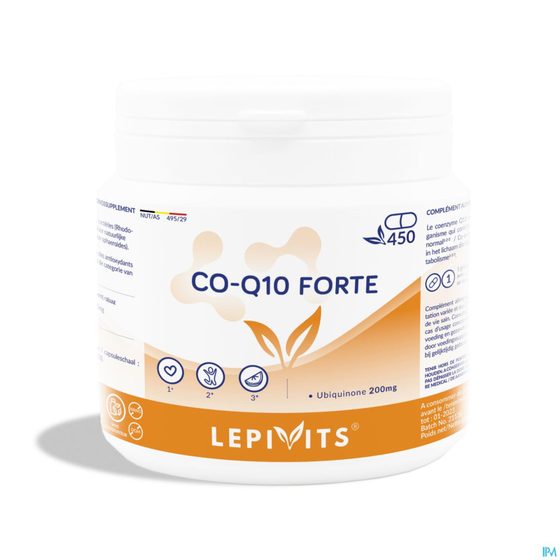 Lepivits co q10 forte 200mg pot    caps 450