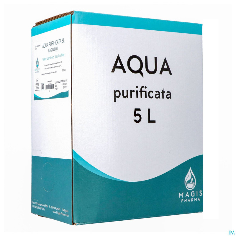 Eau purifiee bag box    5l magis