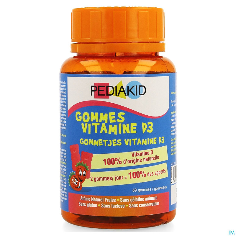 Pediakid vitamines d3 gommes 68