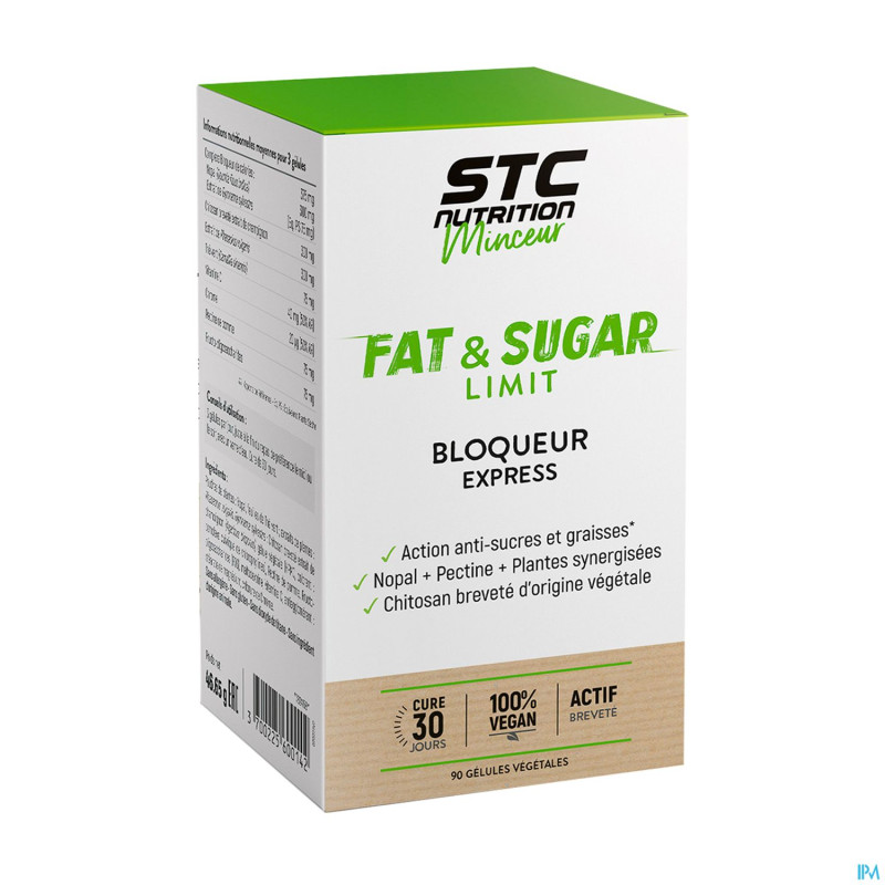Stc nutrition fat & sugar limit caps 90