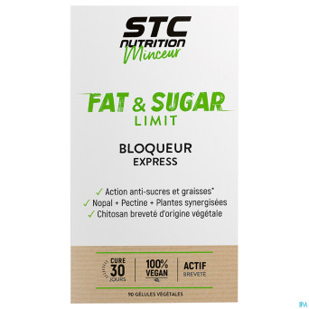 Stc nutrition fat & sugar limit caps 90