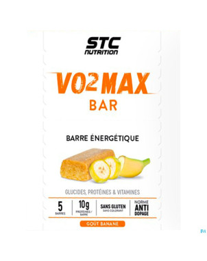 Stc nutrition vo2 max bar banane 5x45g