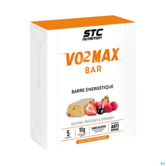 Stc nutrition vo2 max bar red fruit 5x45g