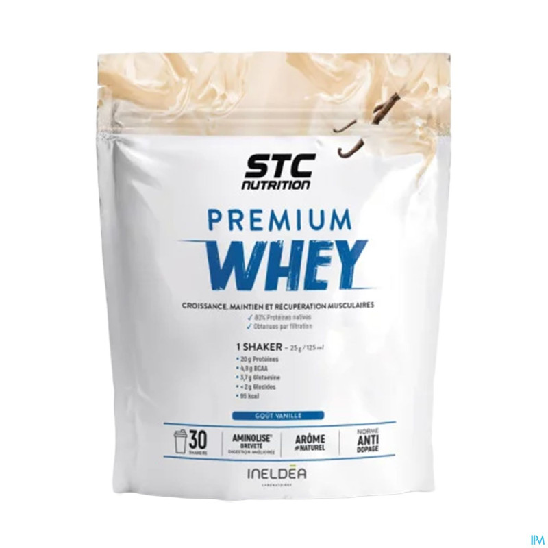Stc nutrition premium whey vanilla 750g