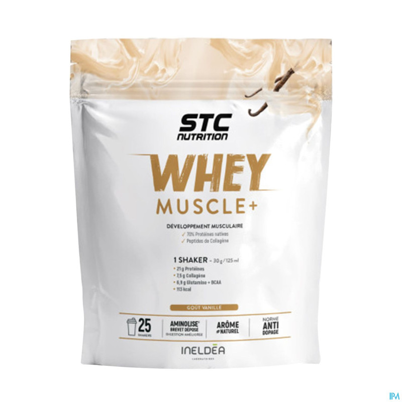 Stc nutrition whey muscle+ vanilla 750g
