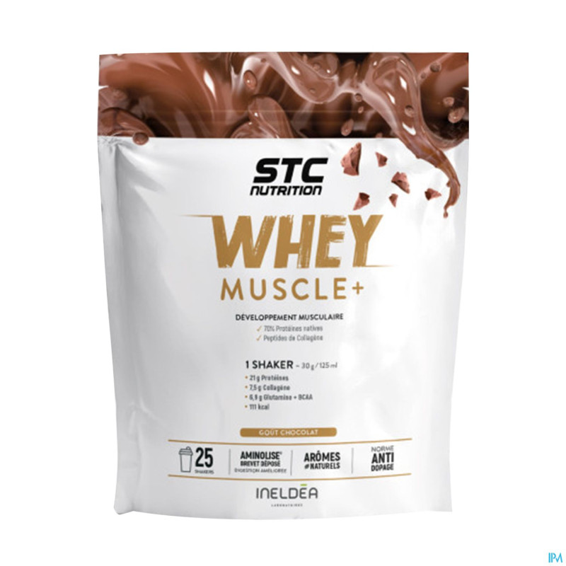 Stc nutrition whey muscle+ chocolate 750g