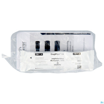 Drugwipe 1a test saliva/surfaces/sueur cannabis