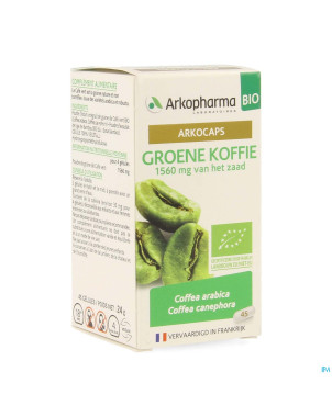 Arkogelules cafe vert bio caps 45 nf