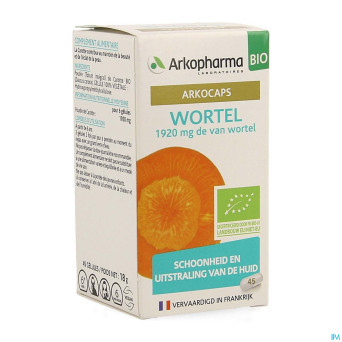 Arkogelules carotte bio caps 45 nf
