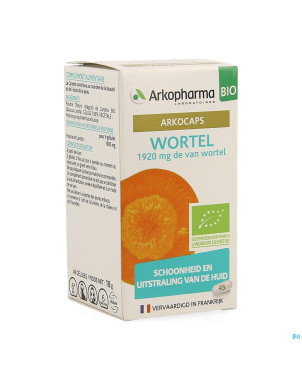 Arkogelules carotte bio caps 45 nf