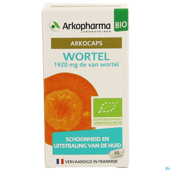 Arkogelules carotte bio caps 45 nf