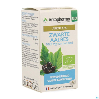 Arkogelules cassis bio caps 45 nf