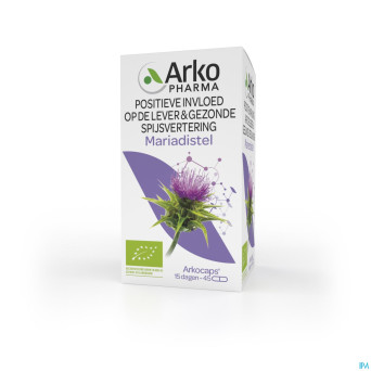 Arkogelules chardon marie bio caps 45 nf