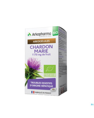 Arkogelules chardon marie bio caps 45 nf