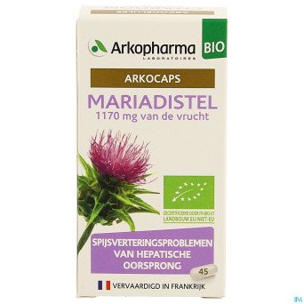 Arkogelules chardon marie bio caps 45 nf