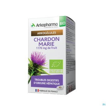 Arkogelules chardon marie bio caps 45 nf