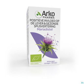 Arkogelules chardon marie bio caps 150 nf