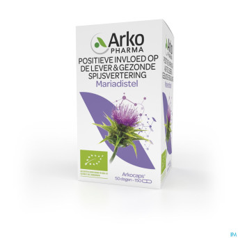 Arkogelules chardon marie bio caps 150 nf