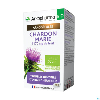 Arkogelules chardon marie bio caps 150 nf