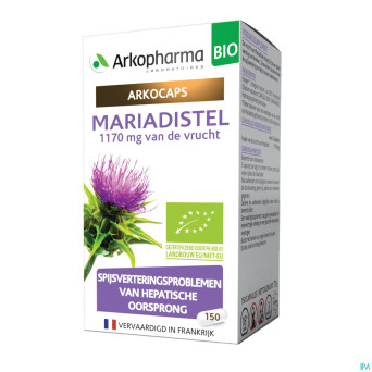 Arkogelules chardon marie bio caps 150 nf