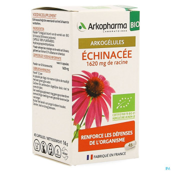 Arkogelules echinacee bio caps 45 nf