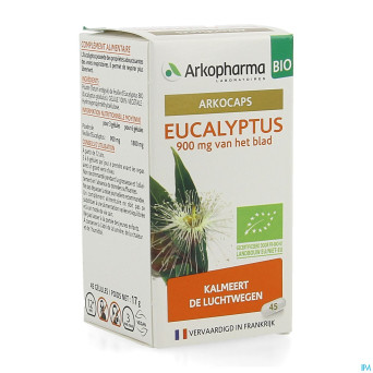 Arkogelules eucalyptus bio caps 45 nf