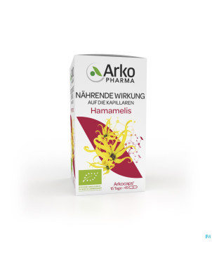 Arkogelules hamamelis bio caps 45 nf