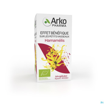Arkogelules hamamelis bio caps 45 nf