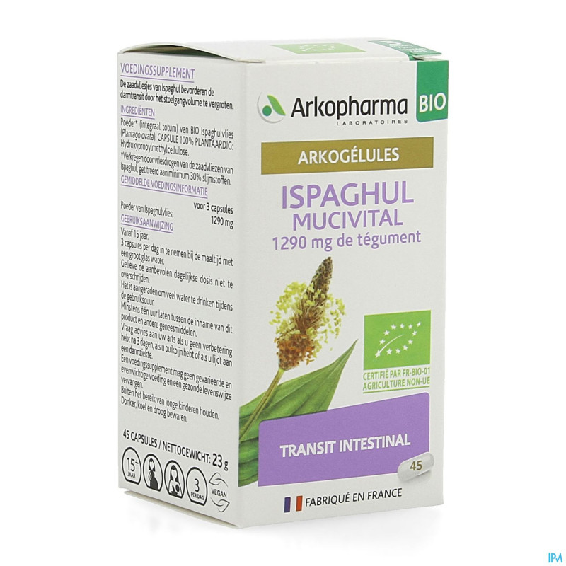 Arkogelules mucivital bio caps 45 nf