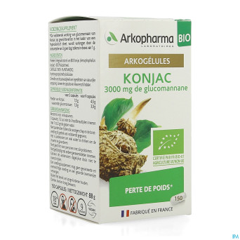 Arkogelules konjac bio caps 150 nf