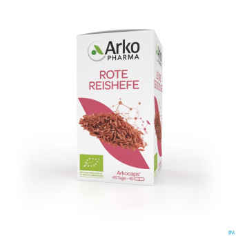 Arkogelules levure riz rouge bio    caps 45 nf