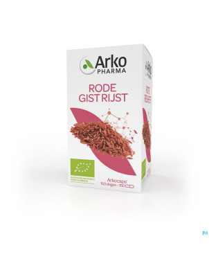 Arkogelules levure riz rouge bio caps 150 nf