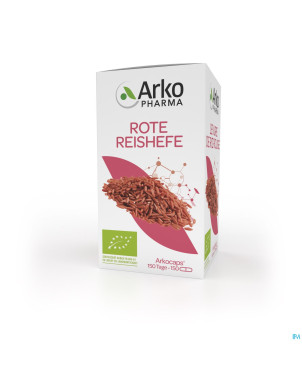 Arkogelules levure riz rouge bio caps 150 nf