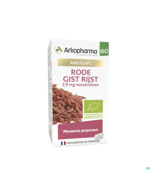 Arkogelules levure riz rouge bio caps 150 nf