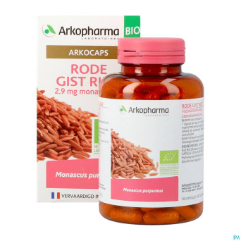 Arkogelules levure riz rouge bio caps 150 nf