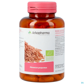 Arkogelules levure riz rouge bio caps 150 nf