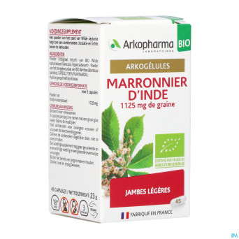 Arkogelules marronnier inde bio caps 45 nf