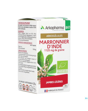 Arkogelules marronnier inde bio caps 45 nf