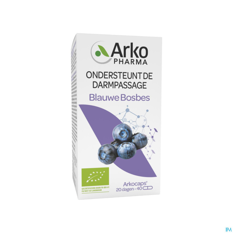 Arkogelules myrtille baie bio caps 40 nf