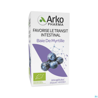 Arkogelules myrtille baie bio caps 40 nf