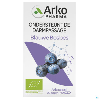 Arkogelules myrtille baie bio caps 40 nf