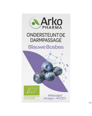 Arkogelules myrtille baie bio caps 40 nf