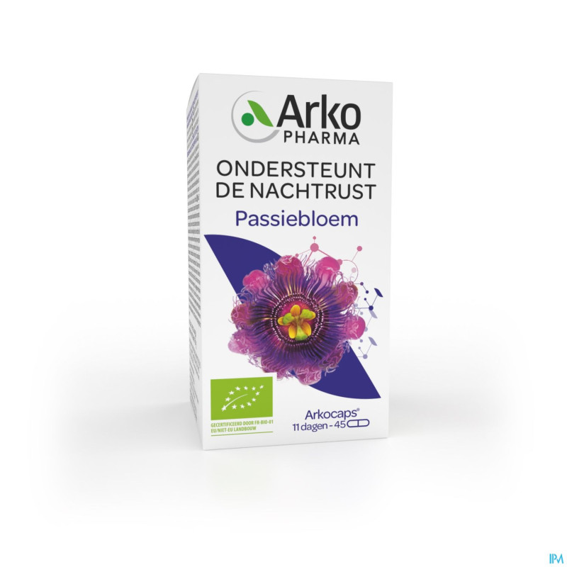 Arkogelules passiflore bio    caps 45 nf