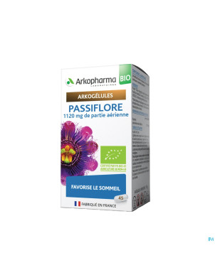 Arkogelules passiflore bio    caps 45 nf